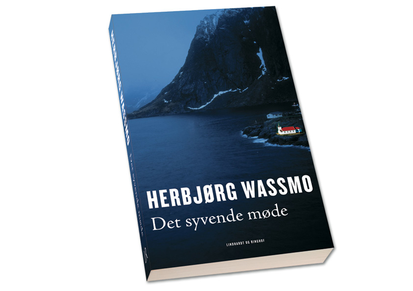 Herbjørg Wassmo "Det syvende møde" Lindhardt og Ringhof. Roman. Omslagsdesign: Nanna Berentzen Østergaard